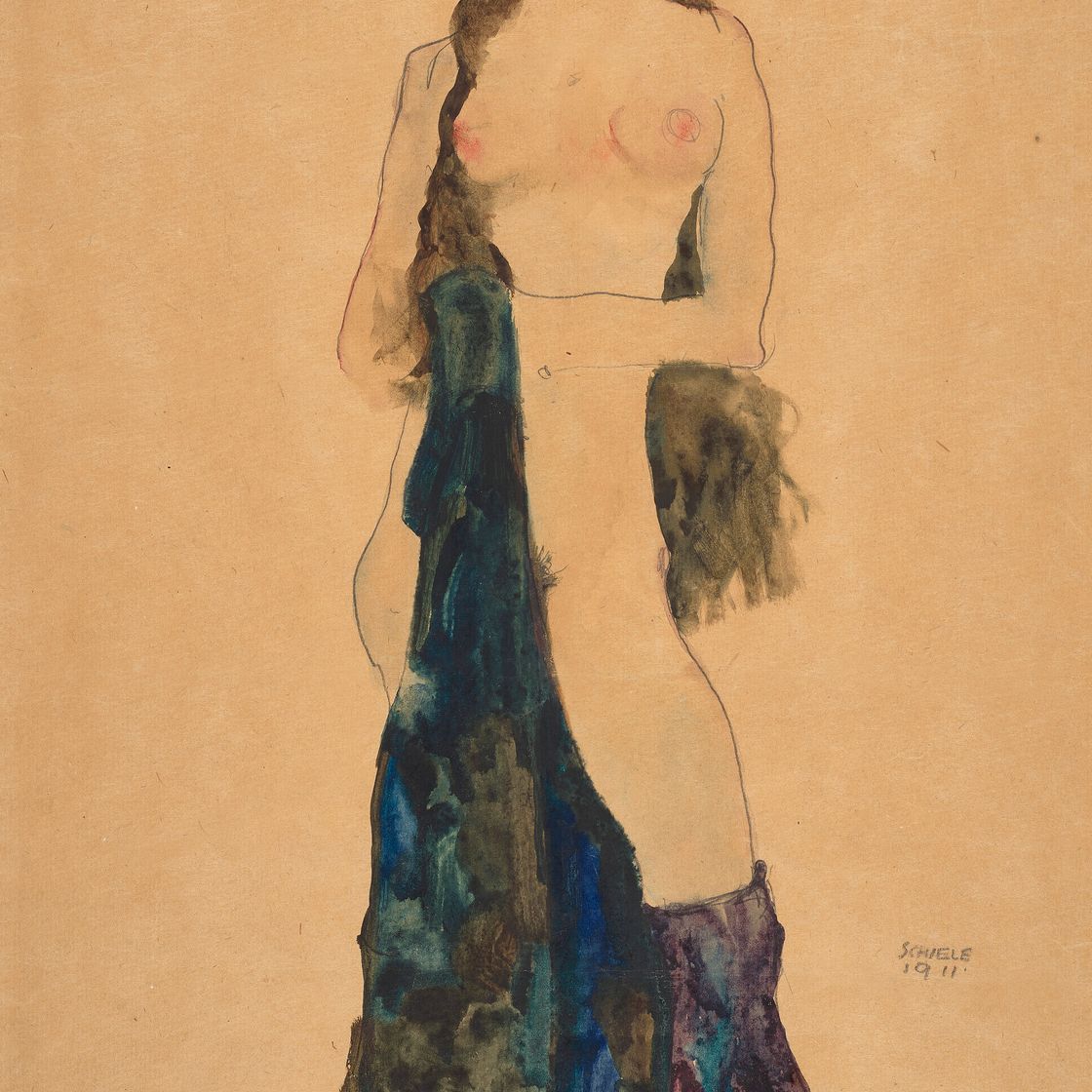 Egon Schiele — Мастер по изготовлению драпировок, изображение 1
