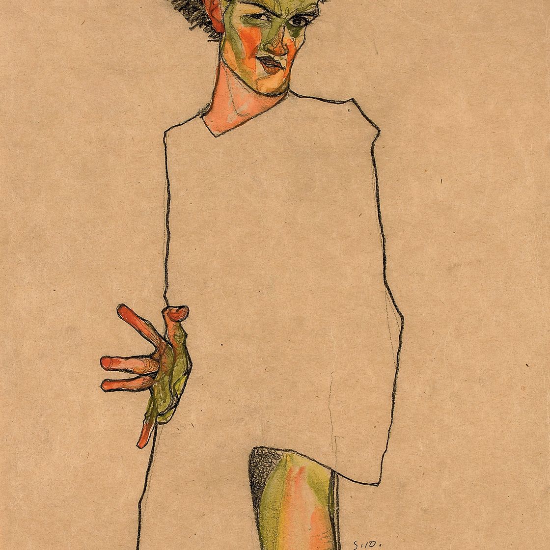 Egon Schiele — Селбстбилднис