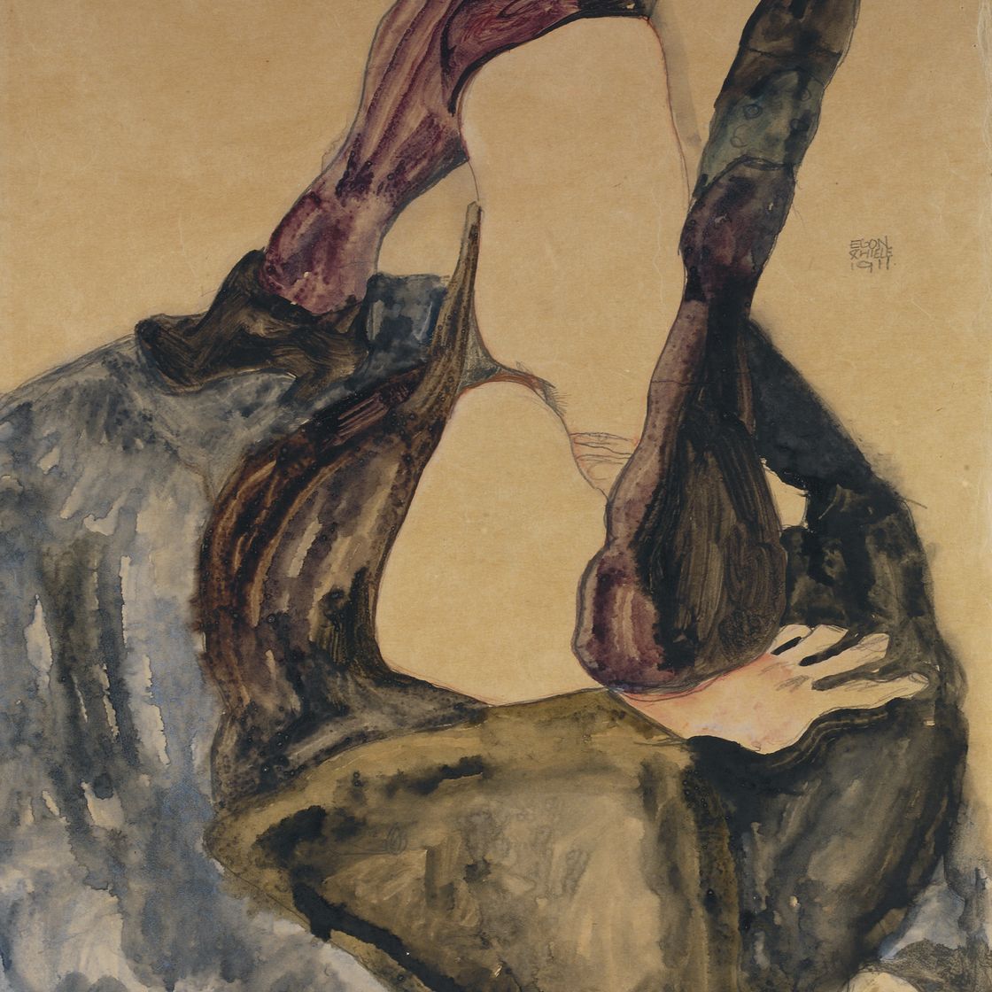 Egon Schiele — Фрау Мит, мы вместе с Лилой Струмпфен