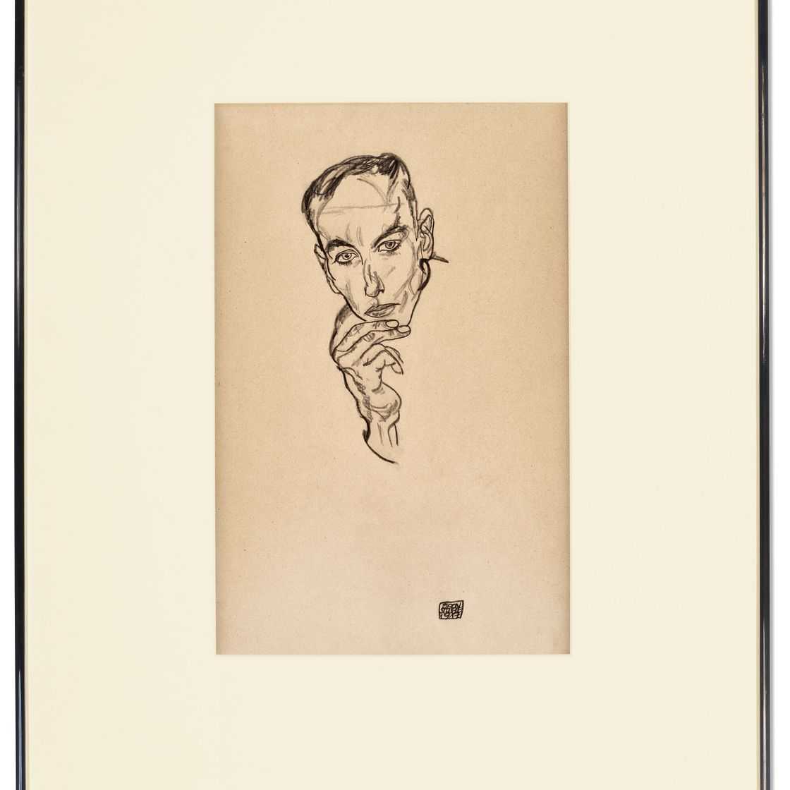 Egon Schiele — Бильднис (Юнгер Манн, Копф), изображение 2