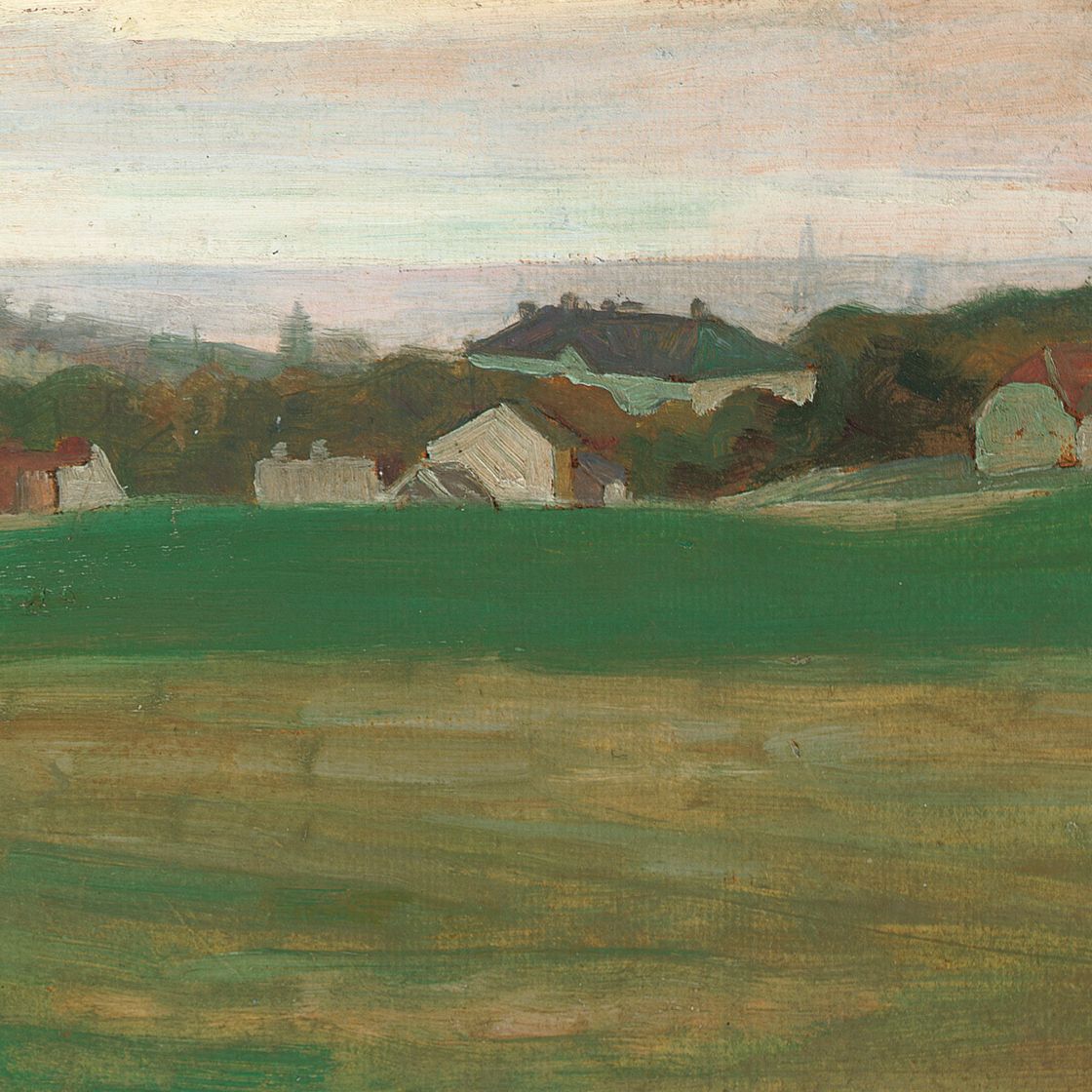 Egon Schiele — Визе в Дорф-им-Хинтергрунд II