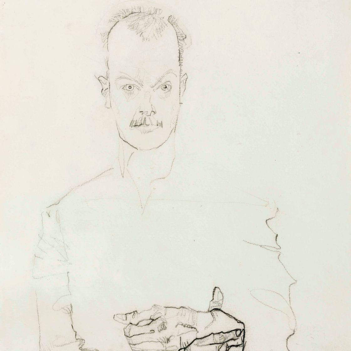 Egon Schiele — Портрет Артура Ресслера