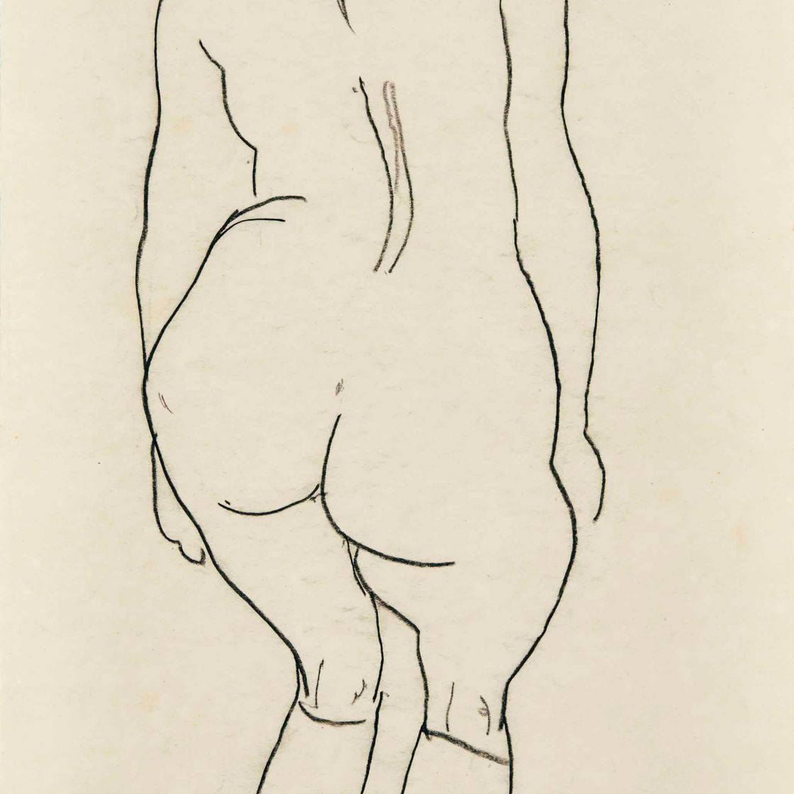 Egon Schiele — Актюдификация (Étude de nu)