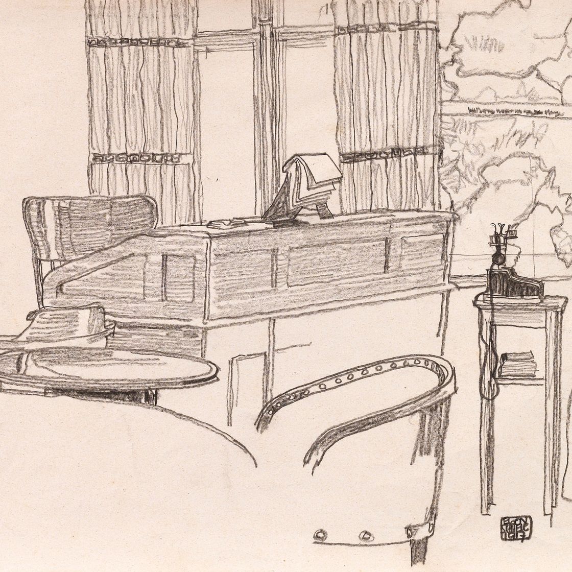 Egon Schiele — Генеральный директор k. u. k. Konsumanstalt в Вене