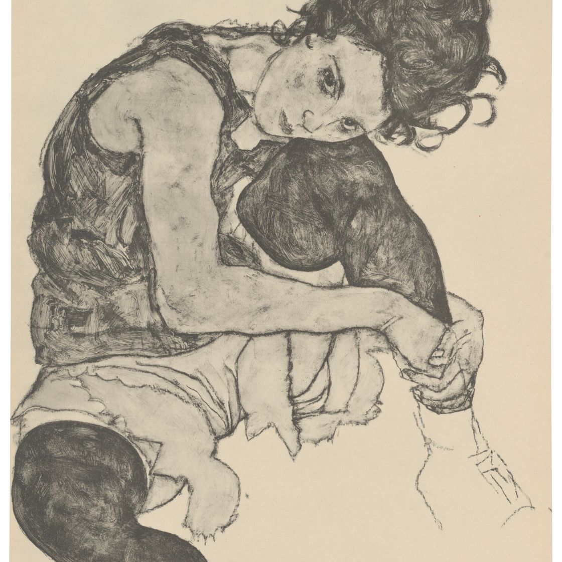 Egon Schiele — Цайхнунген Эгон Шиле/12 Блаттер в оригинале, изображение 2