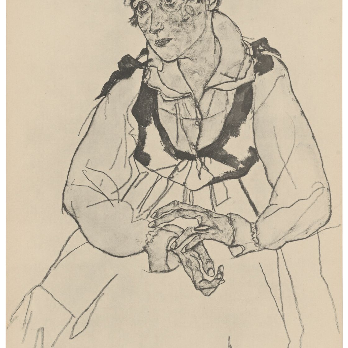Egon Schiele — Цайхнунген Эгон Шиле/12 Блаттер в оригинале, изображение 12