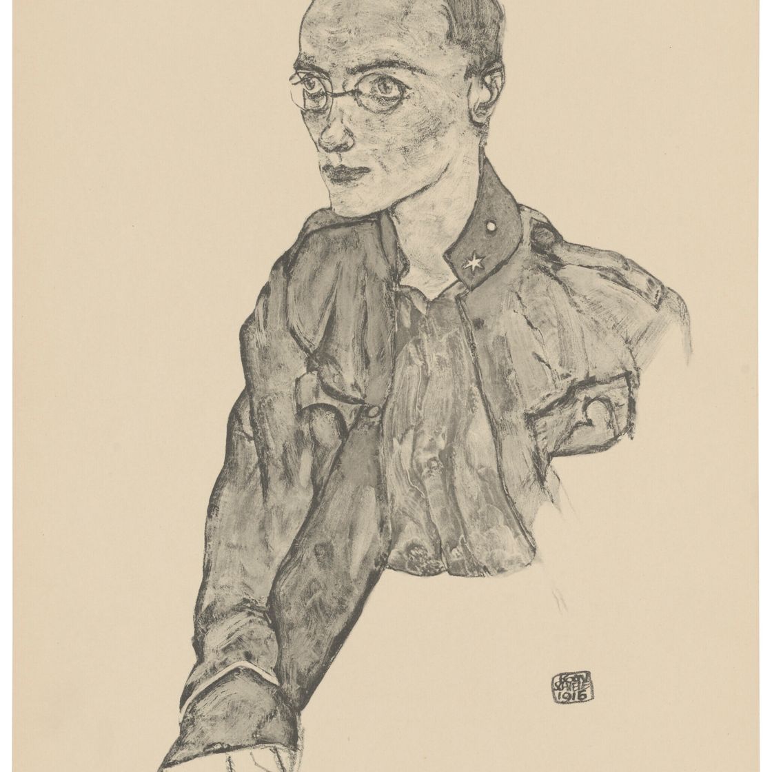 Egon Schiele — Цайхнунген Эгон Шиле/12 Блаттер в оригинале, изображение 6