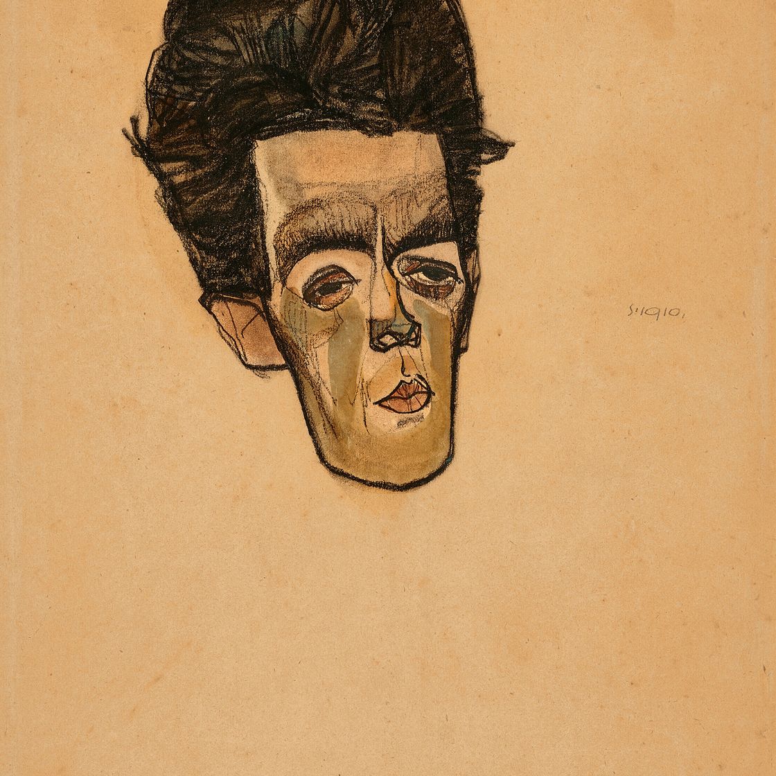 Egon Schiele — Селбстбилднис, изображение 1
