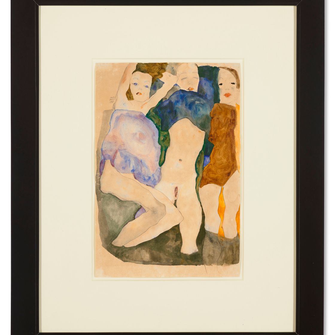 Egon Schiele — Дреи Мэдхен, изображение 2
