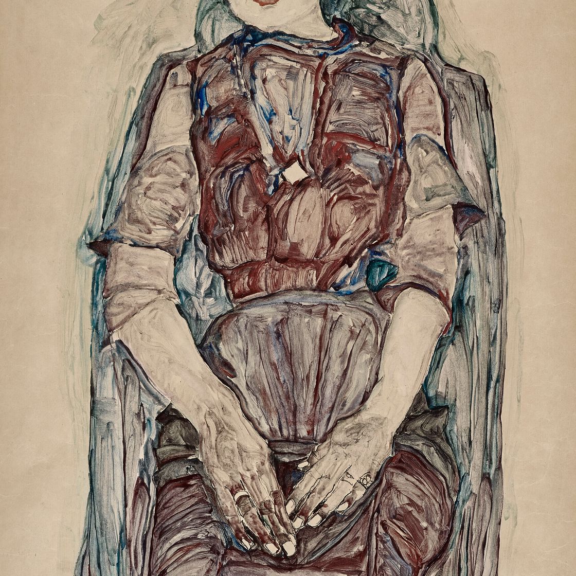 Egon Schiele — Фрау Зенде, изображение 1