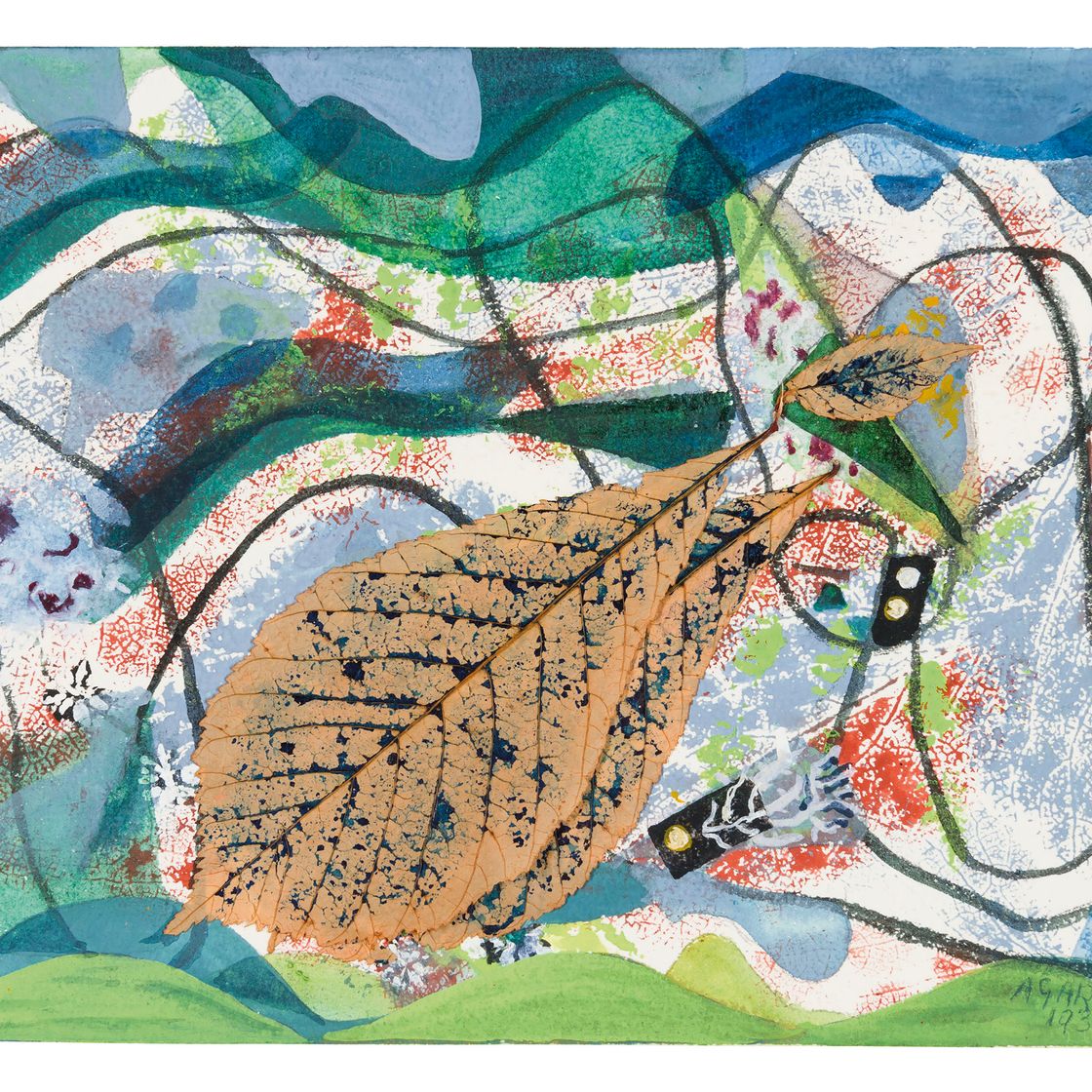 Eileen Agar — Женщина, одетая в листья