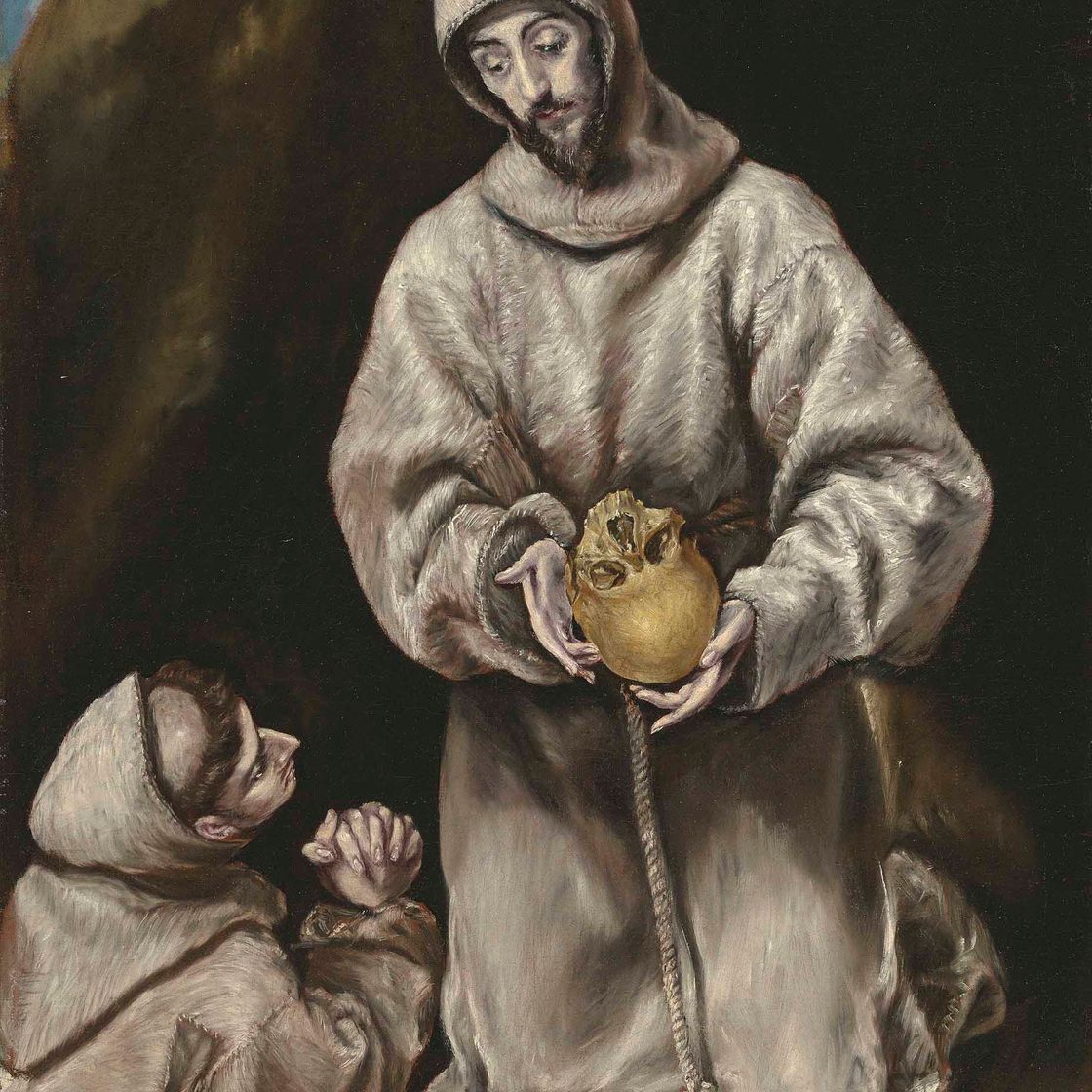 El Greco — Святой Франциск и брат Лев в медитации
