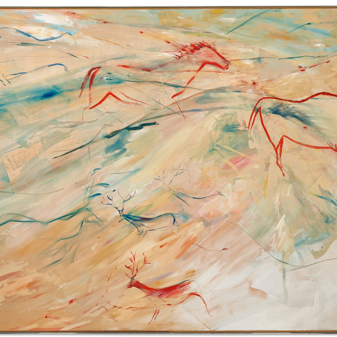 Elaine de Kooning — Песчаная стена (пещера №54), изображение 2