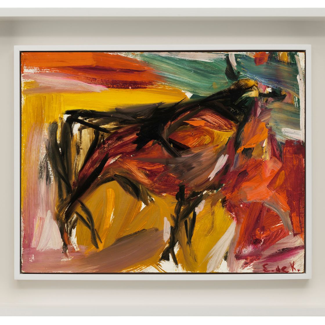 Elaine de Kooning — Стоящий бык, изображение 2