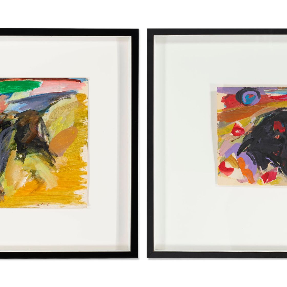 Elaine de Kooning — Две работы