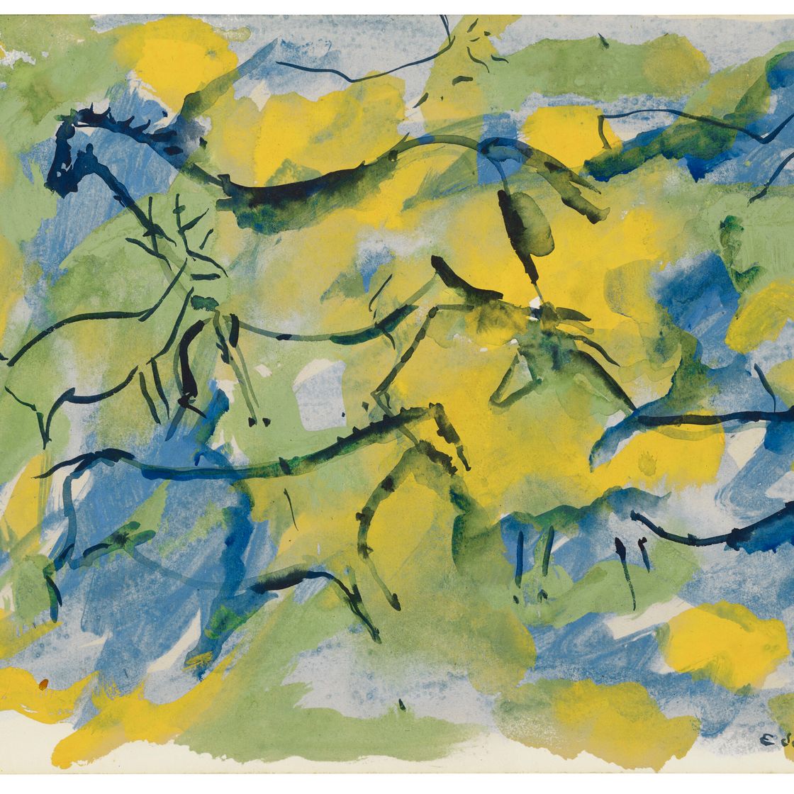 Elaine de Kooning — Пещера №179