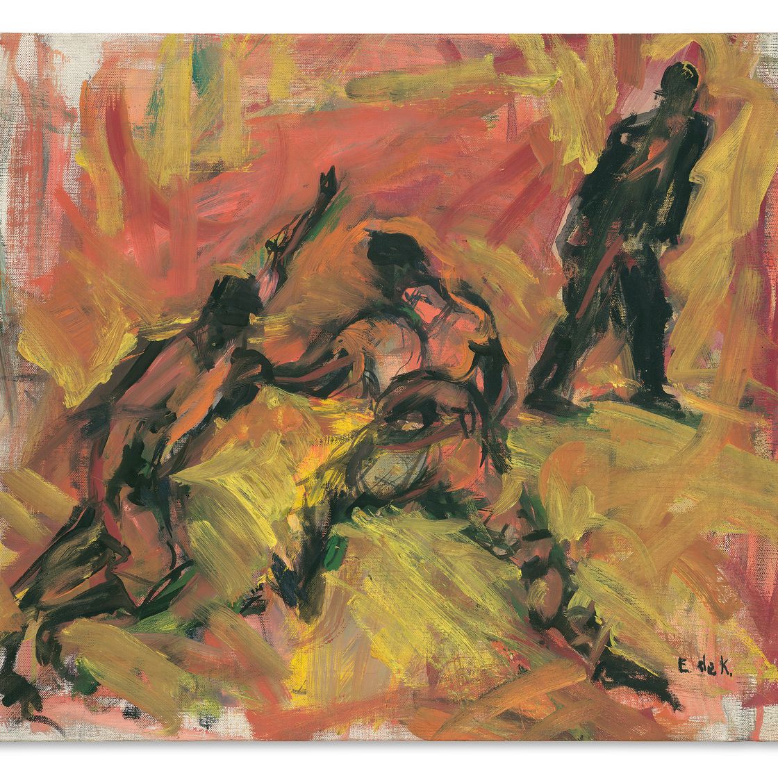 Elaine de Kooning — Бейсбол, изображение 1