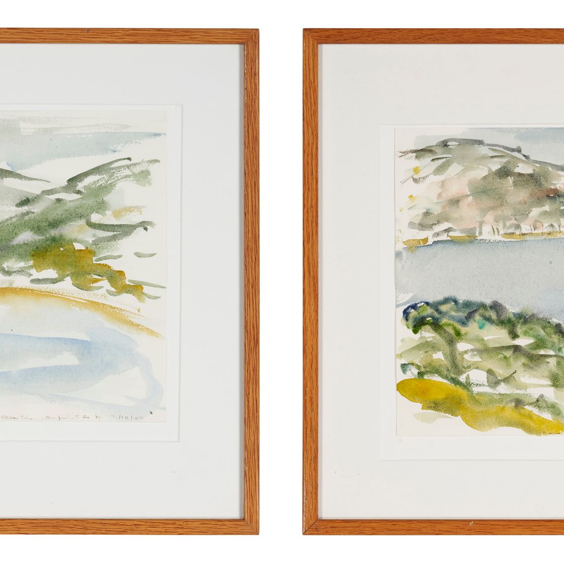 Elaine de Kooning — Два вида на виллу Eden, Акапулько