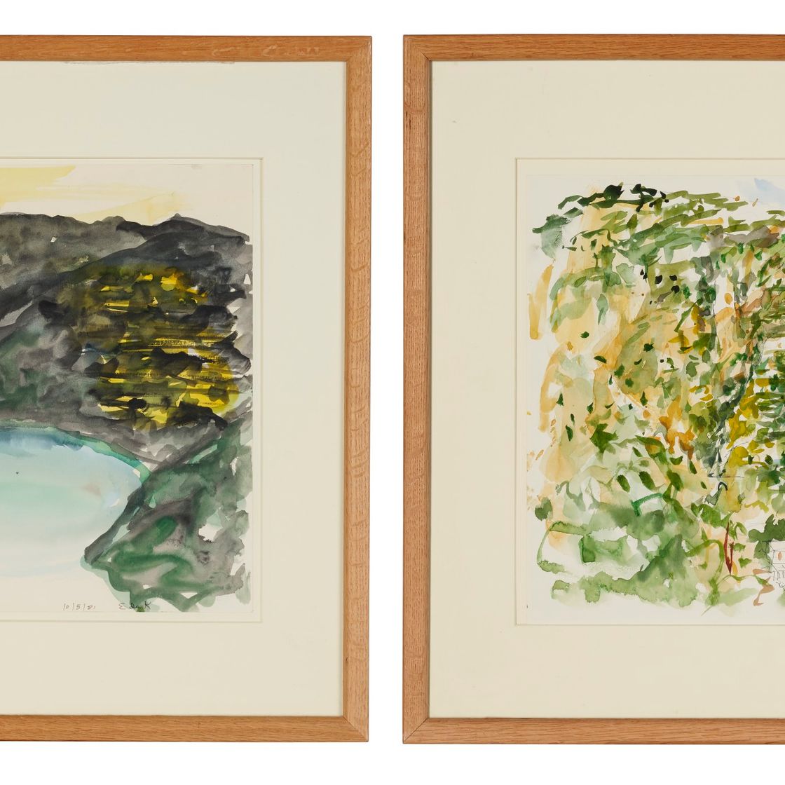 Elaine de Kooning — Пара пейзажей