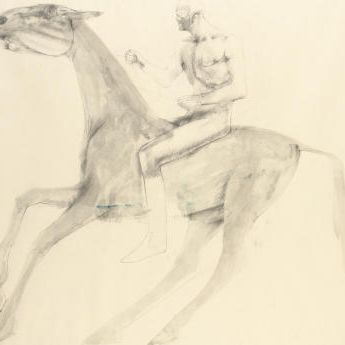 Elisabeth Frink — Лошадь и всадник