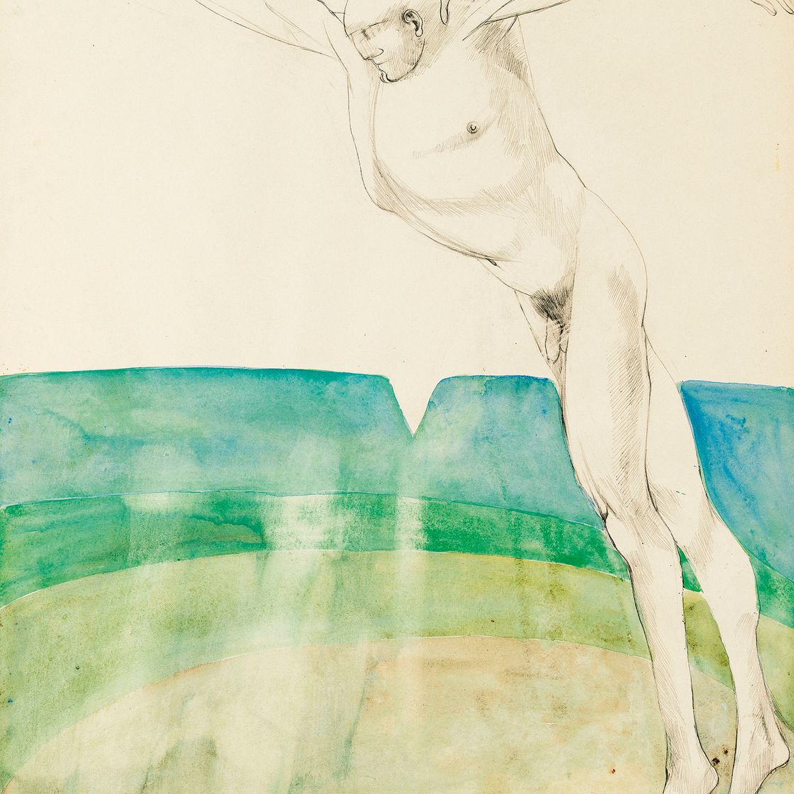 Elisabeth Frink — Прыгающий человек
