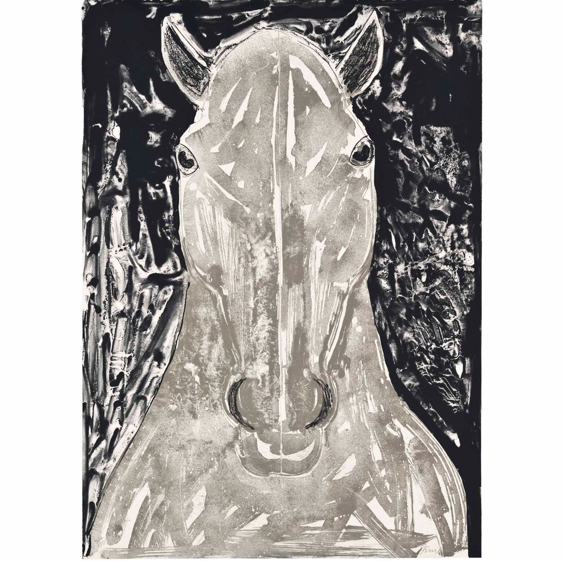 Elisabeth Frink — Серая лошадиная голова