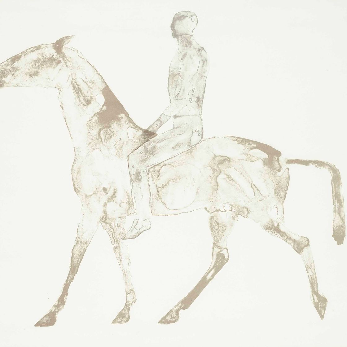 Elisabeth Frink — Серый всадник (Мудрец, 39)