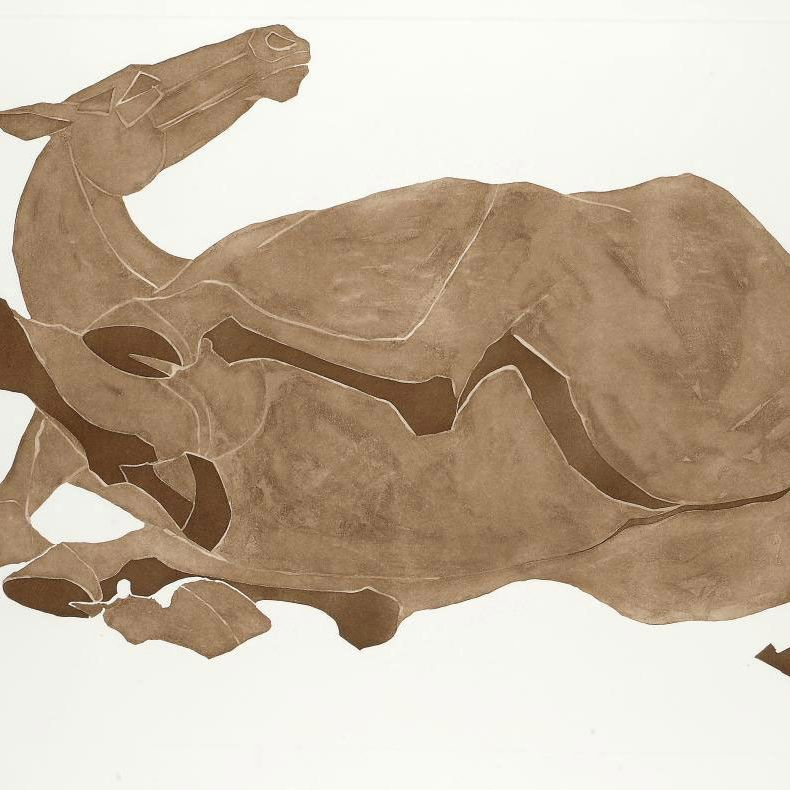 Elisabeth Frink — Перекатывающаяся лошадь (Мудрец 123)