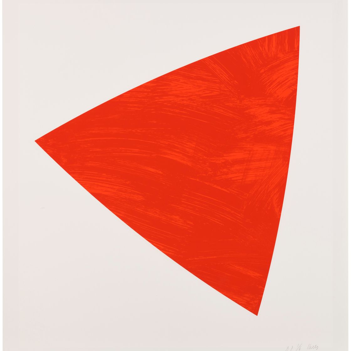 Ellsworth Kelly — Без названия (красный), из серии Фиолетовый, красный, серый, оранжевый