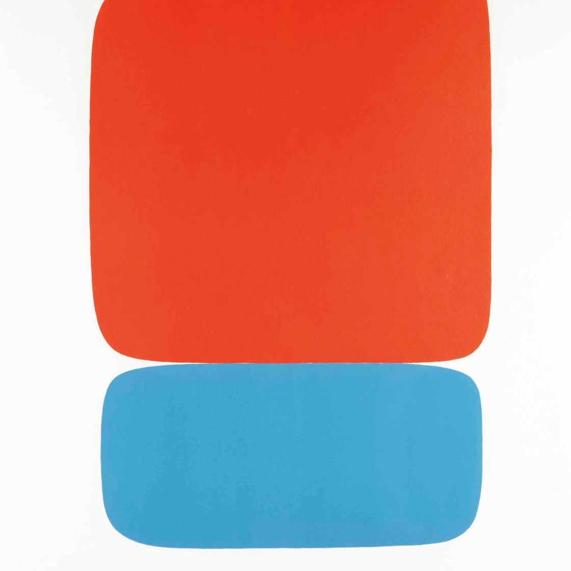 Ellsworth Kelly — Красно-оранжевый поверх синего