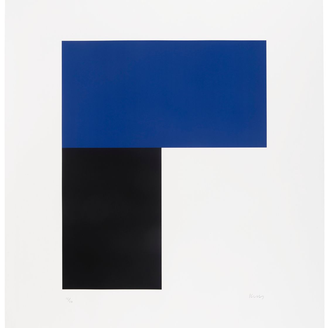 Ellsworth Kelly — Синий с черным я