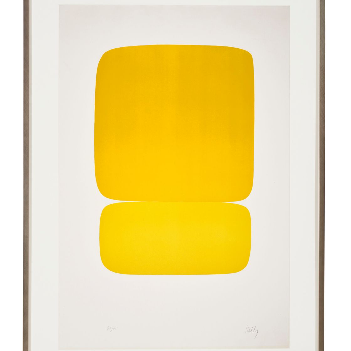 Ellsworth Kelly — Желтое поверх желтого, № 22 из сюиты из двадцати семи цветных литографий, изображение 2