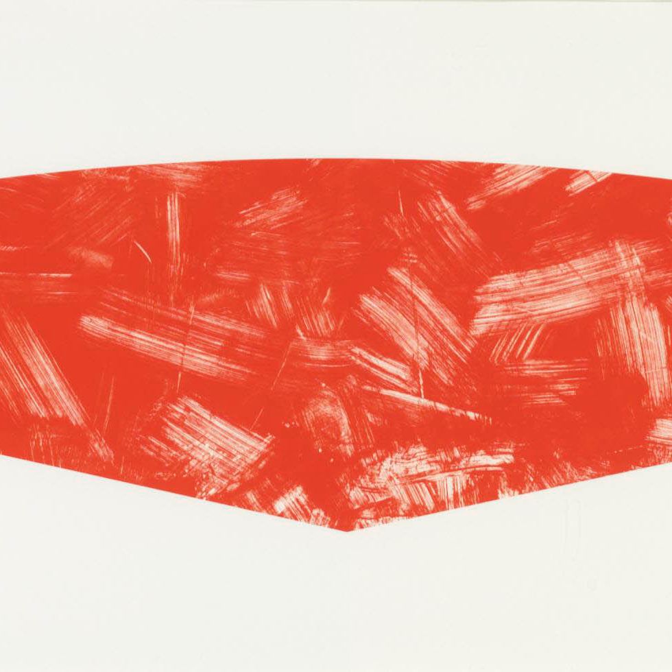 Ellsworth Kelly — Красная кривая (состояние I) (Axsom 215; Gemini 1347)
