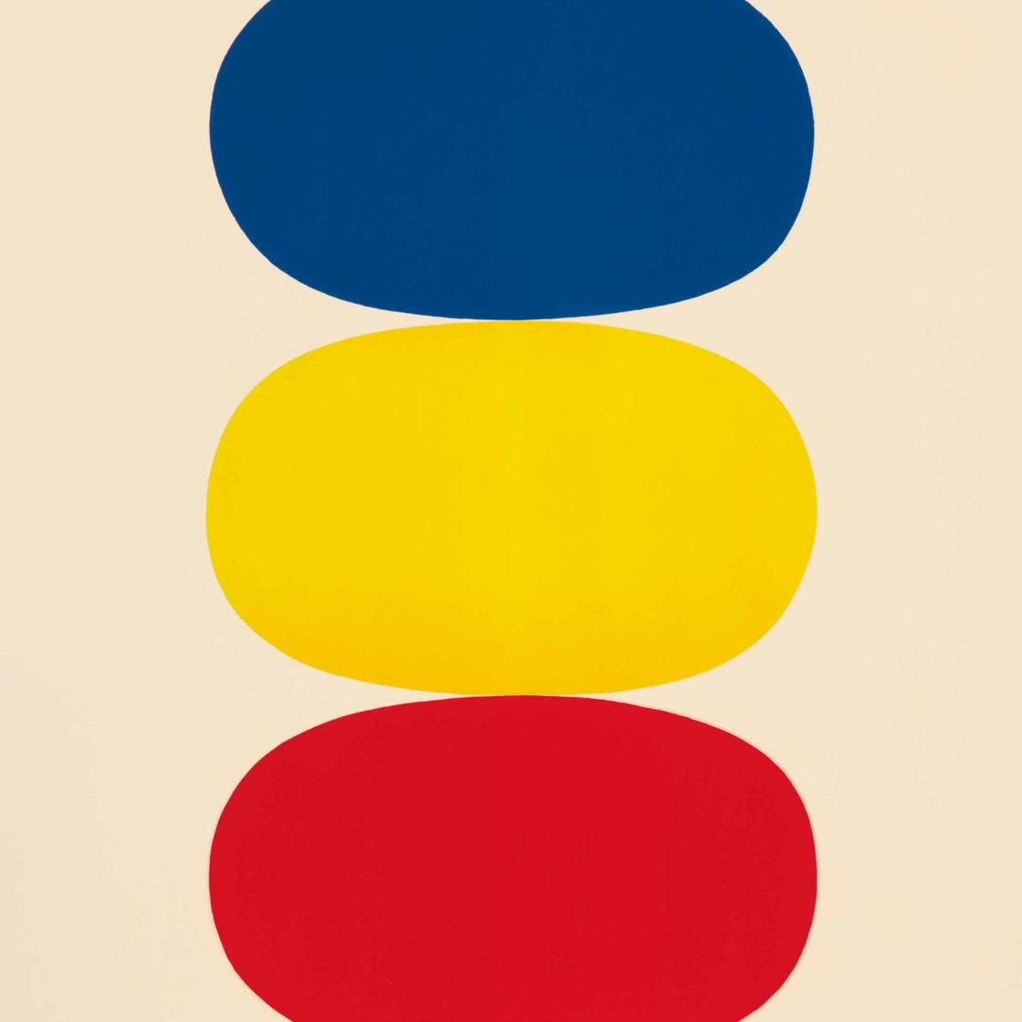 Ellsworth Kelly — Синий, желтый и красно-оранжевый