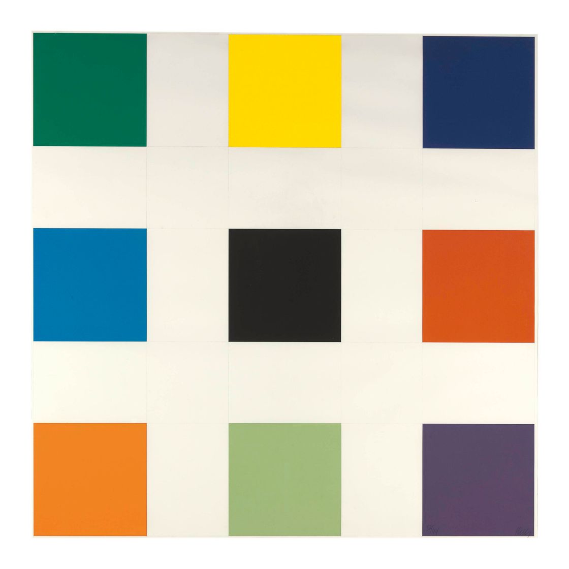 Ellsworth Kelly — Девять квадратов (Axsom 164)