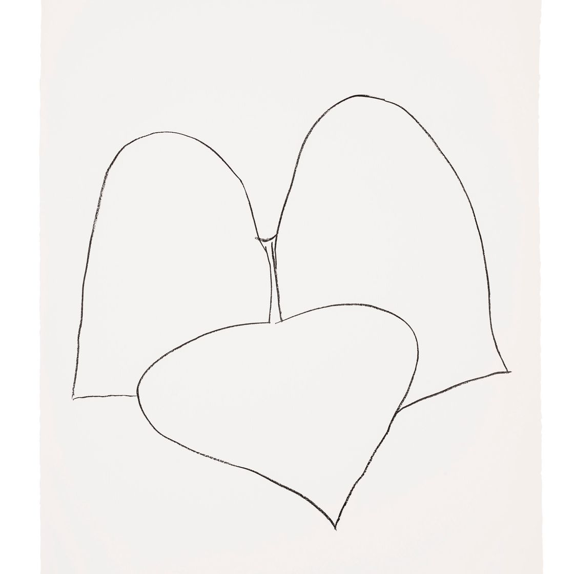 Ellsworth Kelly — Листья стручковой фасоли III (Haricot Vert III), из серии растительных литографий