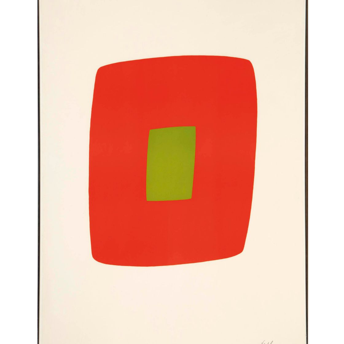 Ellsworth Kelly — Оранжевый с зеленым (A. 13)