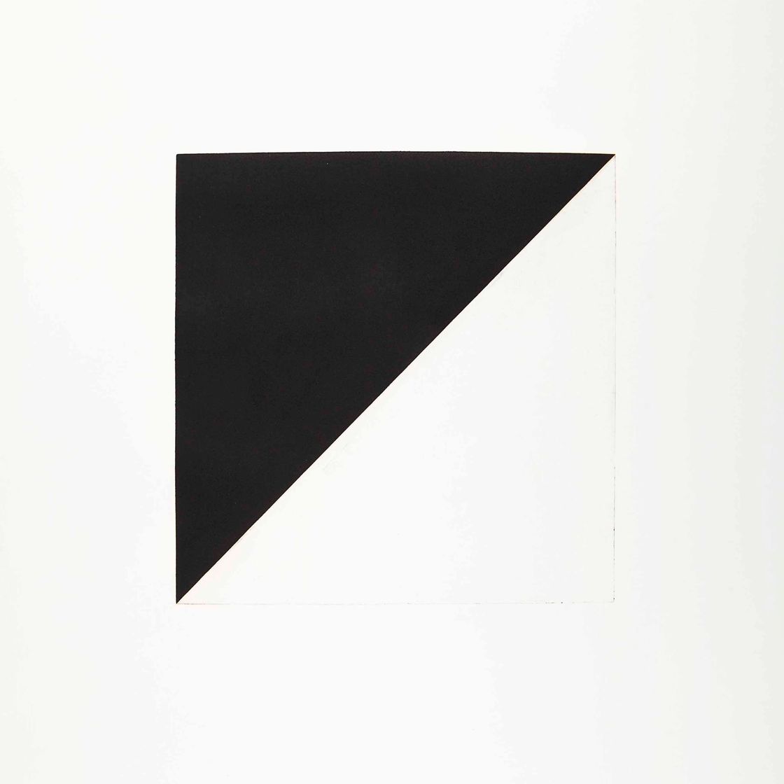 Ellsworth Kelly — Диагональ с черным, из серии Concorde