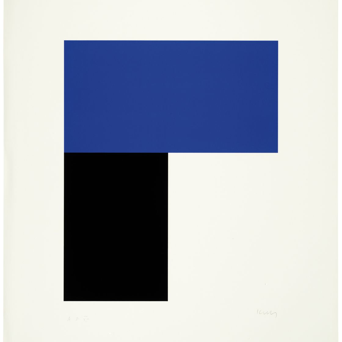 Ellsworth Kelly — Синий и черный я