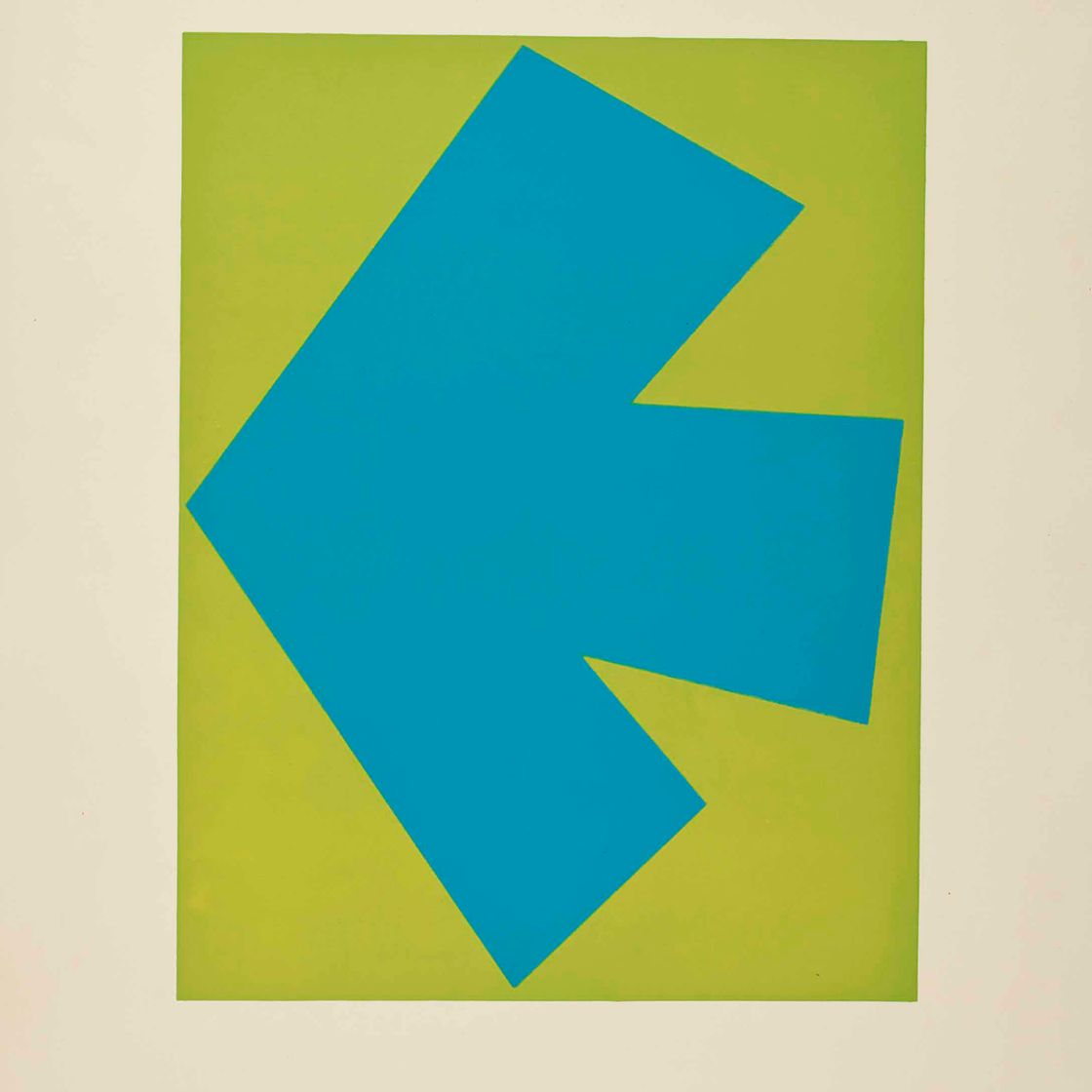 Ellsworth Kelly — Синий поверх зеленого