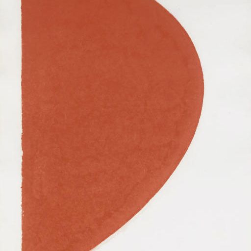 Ellsworth Kelly — Изображение на цветной бумаге IV (красная кривая) (Axsom 144)