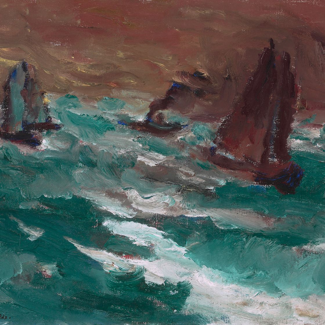 Emil Nolde — Будь осторожен, смотри на меня (Цвай Сеглер и его верный друг)