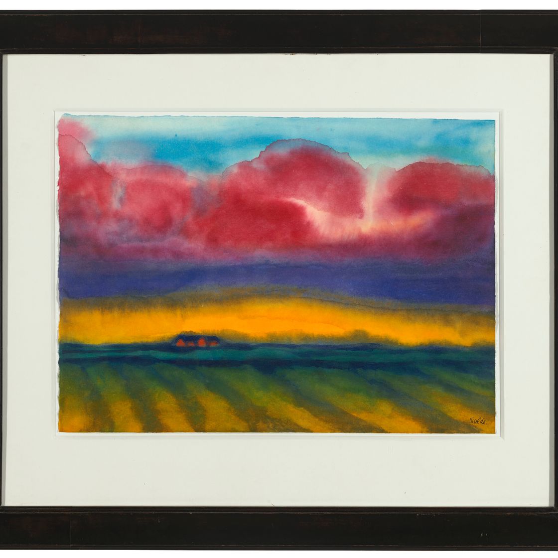 Emil Nolde — Маршландшафт в Бауэрнхофе, изображение 2