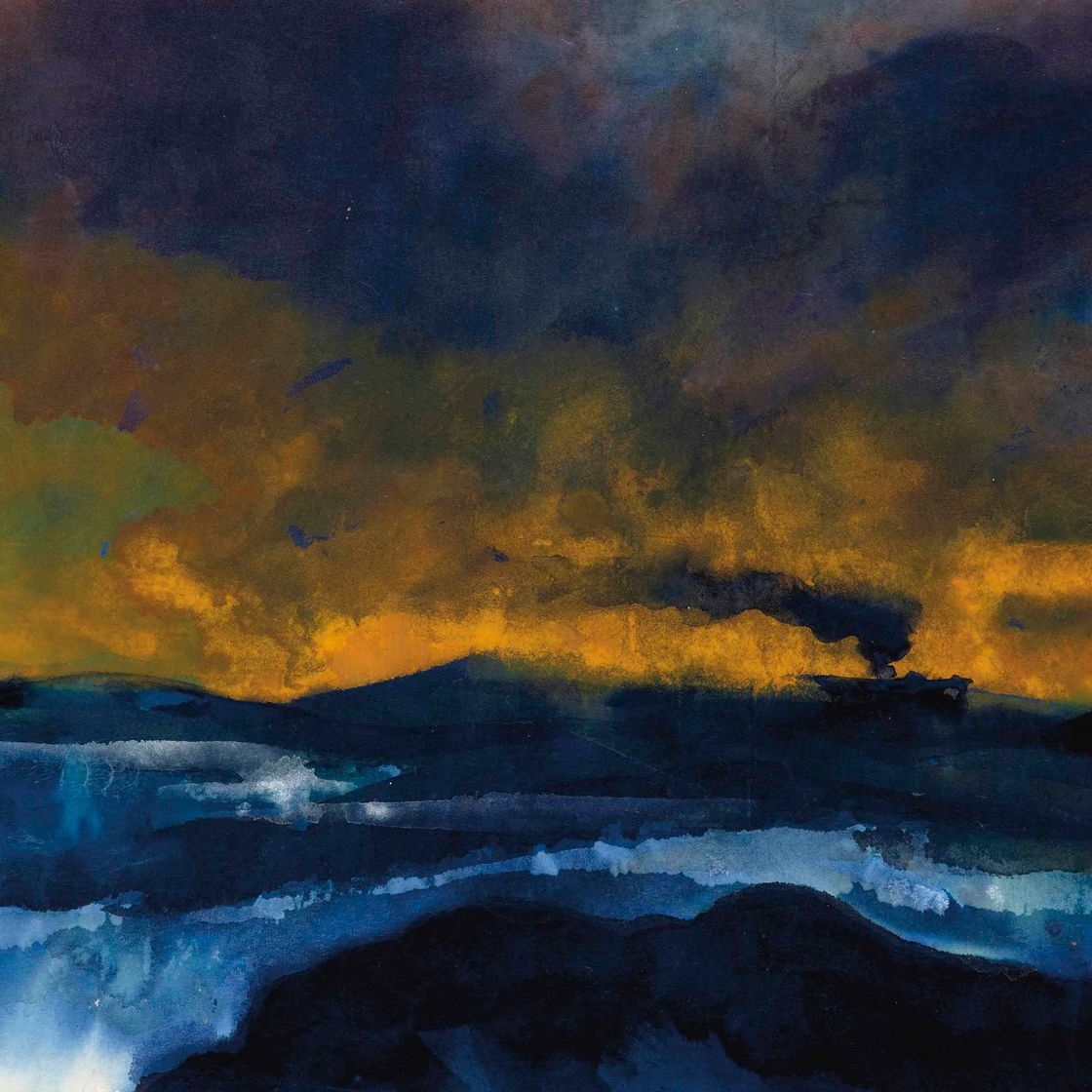 Emil Nolde — Мир, в котором Цвей квалменден Дампферн