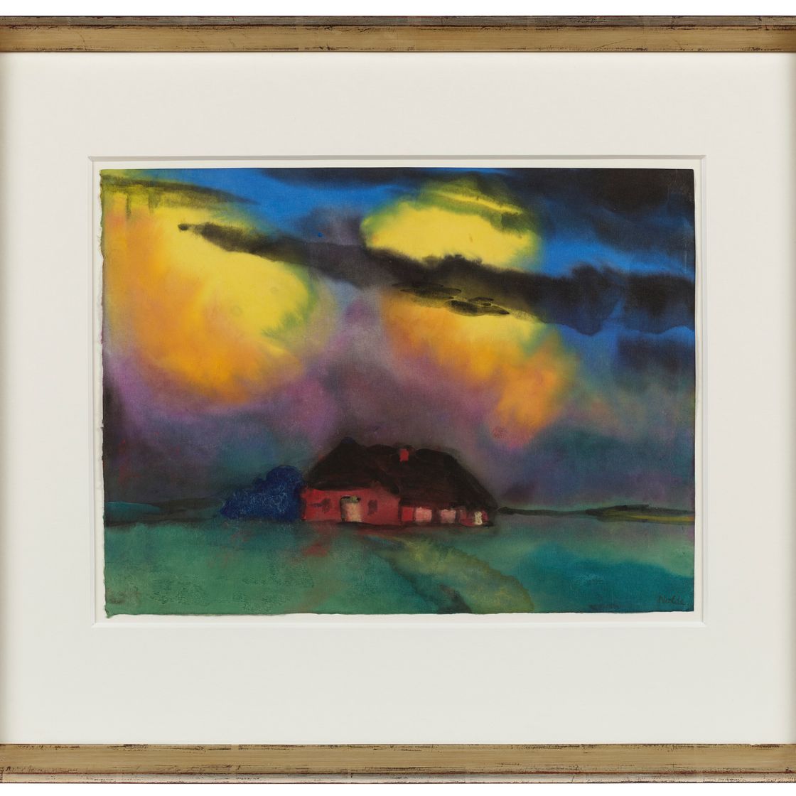 Emil Nolde — Маршландшафт, изображение 2