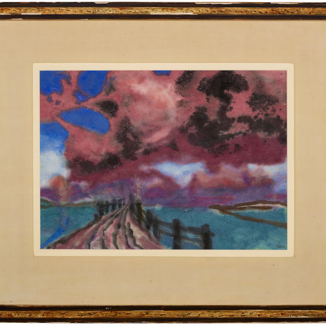 Emil Nolde — Маршландшафт в Абендволкене, изображение 2