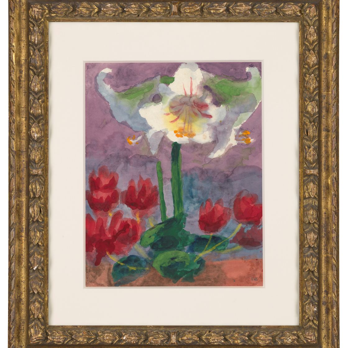 Emil Nolde — Вэй - это Амариллис и механический тюльпан, изображение 2