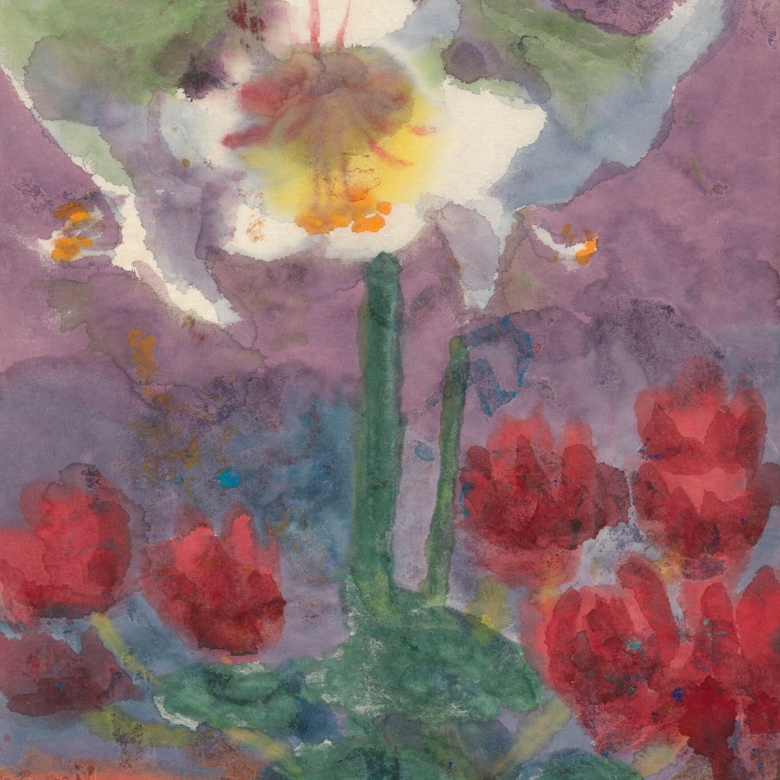 Emil Nolde — Вэй - это Амариллис и механический тюльпан, изображение 4