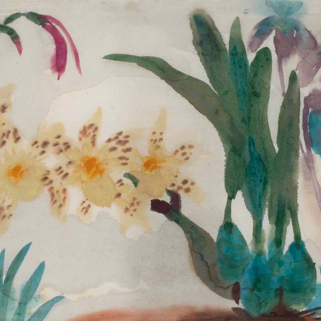 Emil Nolde — Блюменштиллебен из орхидейного сада
