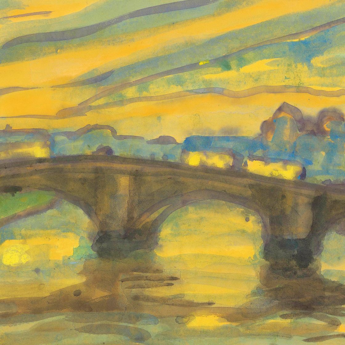Emil Nolde — Дрезден-им-Абендлихт